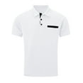thumbnail image 4 of Men's Polo Shirts 2025 Short Sleeve Casual Polo T Shirt Slim Fit Golf Shirts with Pocket, 4 of 6
