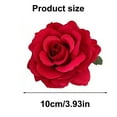 thumbnail image 4 of Fashion Hair Clip Beautiful Red Hibiscus Hair Accessory For Special Celebrations, 4 of 10