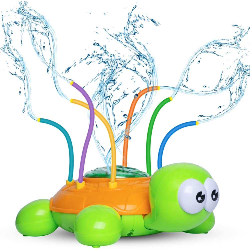 flower water sprinkler toy