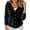 Black, variant on Womens Cardigan Sweaters Long Sleeve Solid Color Hooded Knit Outerwear V Neck Button Down Open Front Soft Casual Womens Sweaters