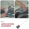 thumbnail image 3 of CRILSTYLEO Multi Function Grey Sponge Brush for Household Bottle and Cup Cleaning Use, 3 of 8