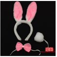 thumbnail image 3 of Women Cute Rabbit Bunny Ears Headband Bow Tie Tail Fancy Dress Costume Party, 3 of 5