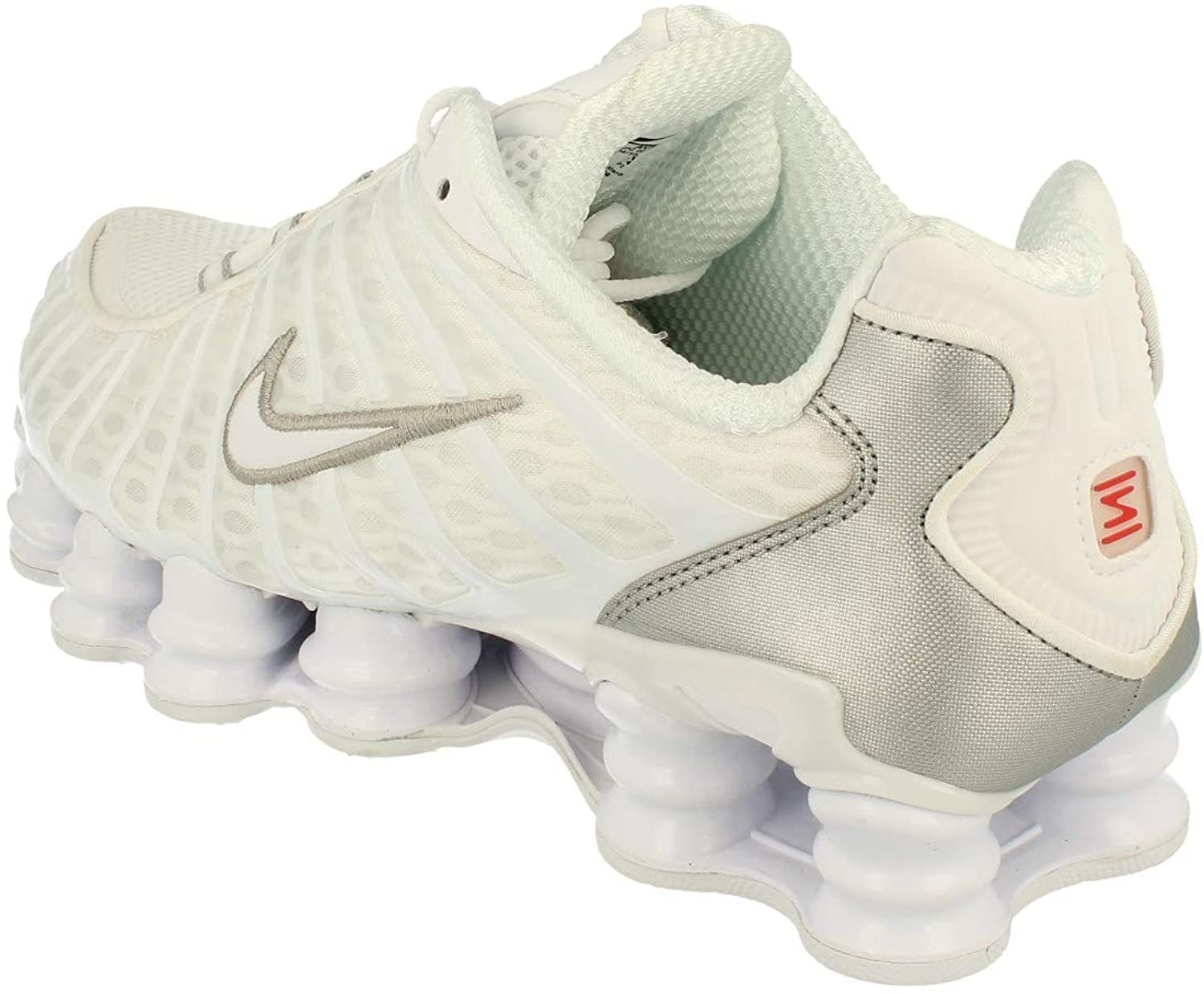 NIKE SHOX TL WHITE METALLIC SILVER - AV3595-100 - Walmart.com display picture 3