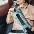 thumbnail image 2 of Modern Minimalist Dinosaur Seatbelt Pillow - Post Breast Surgery Recovery Cushion - Sleek & Comfortable Dino Print, 2 of 7