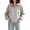 #New Gray, variant on AloohaidyvioNo Boundaries Womens Half Zip Sweatshirt Soft Fleece Lined Long Sleeve Pullover, Fall Loose Casual Workout Lounge Quarter Zip Tops