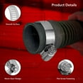 thumbnail image 6 of Stainless Steel Worm Drive Hose Clamps 4-3/4" - 7" Adjustable SAE 104, 10 PCS, 6 of 9