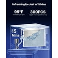 thumbnail image 2 of VEVOR Commercial Ice Maker Machine - Head, 1000 Lbs/Day Stainless Steel Ice Machine with Scheduled Ice-Making, Self-Cleaning, Adjustable Thickness, Head Only, 2 of 9