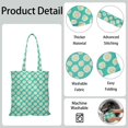 thumbnail image 3 of Summer Floral Shopping Bag - Foldable, Eco-Friendly Tote with Daisy Print, Durable & Machine Washable, 3 of 6