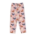 thumbnail image 4 of Goofa Funny Chicken Printed Soft Pajama Pants for Women, Wide Leg Comfy Casual Lounge Yoga Pants-Large, 4 of 9