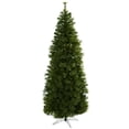 thumbnail image 3 of Nearly Natural 7.5ft Cashmere Slim Green Christmas Tree with Clear Lights, 3 of 6