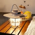 thumbnail image 1 of Linterna LED para acampar, recargable, portátil, para exteriores, luz de tienda de campaña de emergencia (blanco), 1 of 8