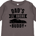 thumbnail image 4 of Inktastic Dads Lil Racing Buddy Boys or Girls Long Sleeve Toddler T-Shirt, 4 of 5
