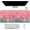 Pink Scale, variant on Large Mouse Pad, Cute Blue Desk Mat for Desktop,Desk Pad Waterproof Gaming Mousepad for Women Girls, Art Leaf Flower Computer Protector Writing Pad for Office Home