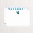 thumbnail image 1 of Crane Engraved Blue Hydrangea Correspondence Card, Pearl White (CC3765), 1 of 1