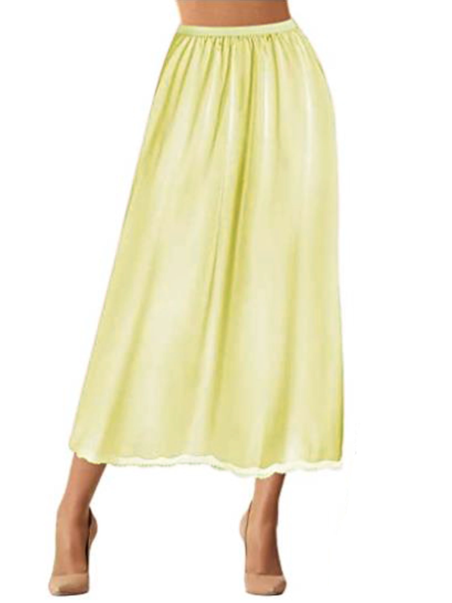 white full length underskirt