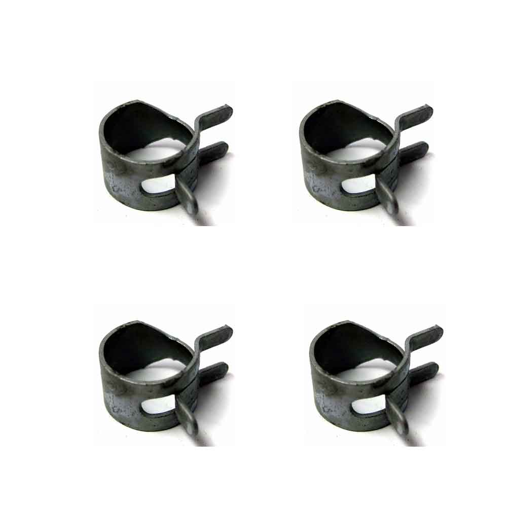 (4) Tecumseh 26460 OEM Gas Line Fuel Hose Clamps MiniBike Snow Blower