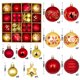 thumbnail image 3 of Teissuly 44Pcs Colorful Christmas Hanging Balls - Christmas Proof Ball Ornaments For Party Christmas Tree Supplies Teissuly WER202310166827, 3 of 9