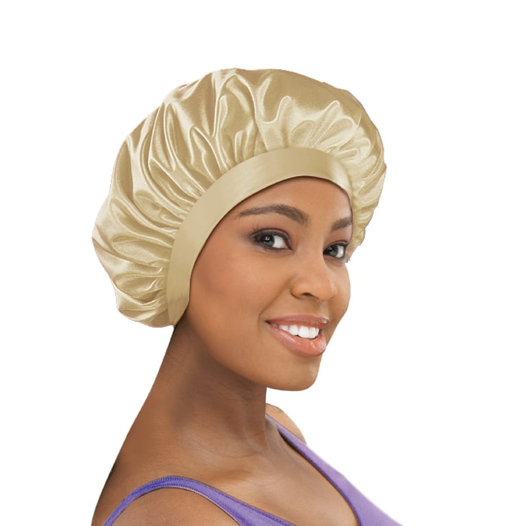 Stay On Satin Anti-Breakage Satin Edge Bonnet, Assorted Colors,