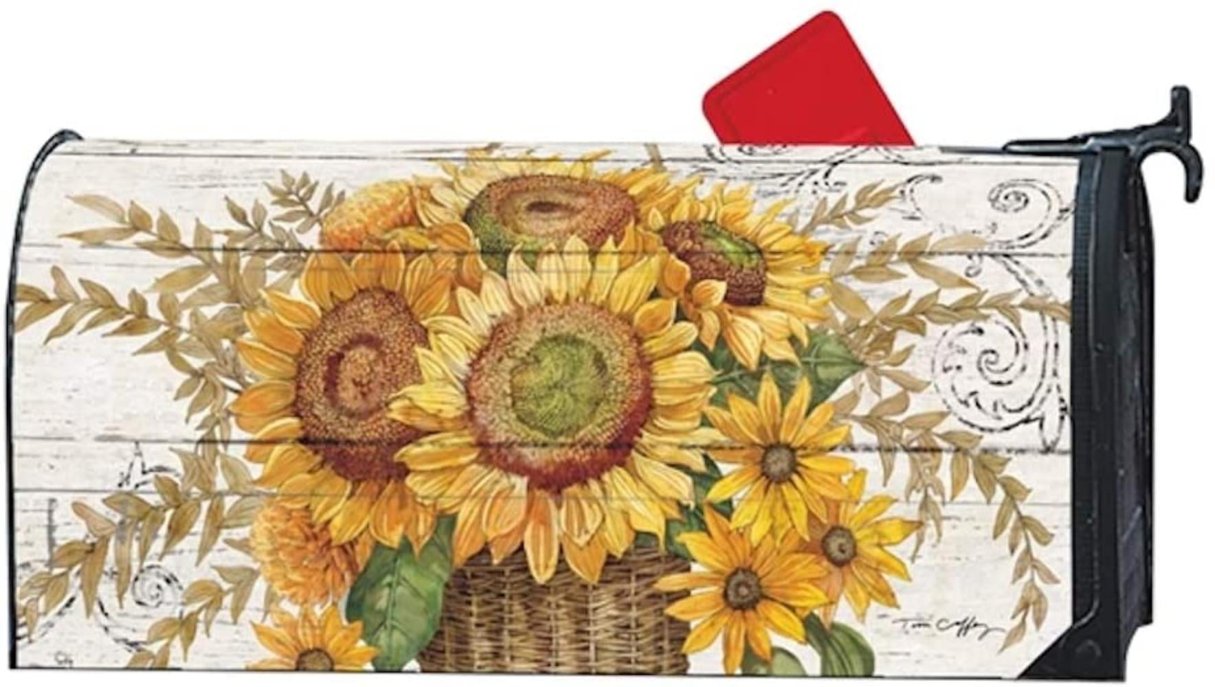 Studio M Fall Outdoor Mailbox Cover MailWrap - Farmhouse Sunflower By Visit  the Studio M Store - Walmart.com