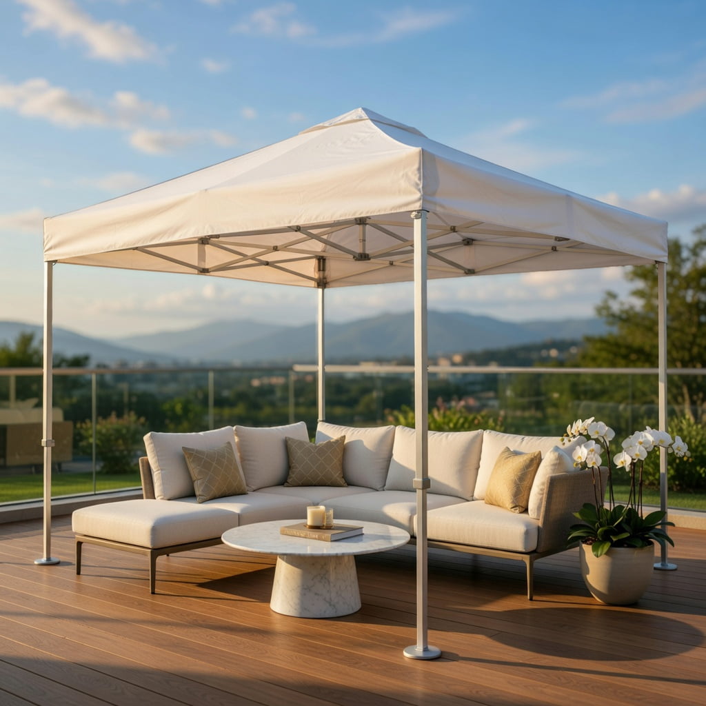 Resenkos 10 x 20 Feet Adjustable Folding Heavy Duty Sun Shelter