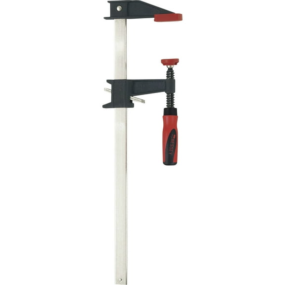 Bessey 18in. Clutch Style Bar Clamp, 1,100-Lb. Clamping Pressure, 3 1/2in. Throat Depth, Model# GSCC3.518 2K