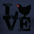 thumbnail image 3 of CafePress - I Love Chicken T Shirt, Chicken Lover T Shirt Men - Men's Fitted T-Shirt, 3 of 4