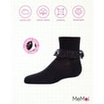 thumbnail image 6 of MeMoi Classic Lace Ruffle Anklet Socks - Girls - Female, 2, Navy, 6 of 9