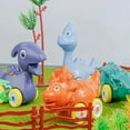 thumbnail image 5 of OUSITAID 6Pcs Cartoon Dinosaur Pull-back Car Child Dinosaur Animal Model Car Toy Cartoon Dinosaur, 5 of 5