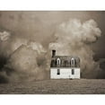 thumbnail image 3 of Ryan, Brooke T. 18x15 Black Modern Framed Museum Art Print Titled - Lone House in Brown, 3 of 5