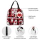 thumbnail image 4 of Balery Buffalo Plaid Love And Gnome Bolsa de Almuerzo Aislada – Caja de Almuerzo con Papel de Aluminio Grueso, Mantiene la Comida Fresca por 4 Horas, 4 of 8