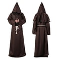 thumbnail image 4 of FUZHIQ Men & Women Tunic Hooded Robe Halloween Cos Robe Cloak Cape, 4 of 4