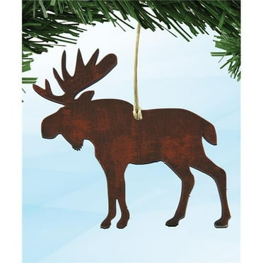 Designocracy 99222-O Moose Wooden Ornament