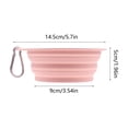thumbnail image 3 of Foldable Slow Feeder Bowl for Dogs Cats, Portable Silicone Travel Food Water Bowl with Slow Eating Designs, Anti-choke Pet Bowl for Outdoor Walking Hiking, Topliu, 3 of 6