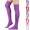 Purple Pink, variant on HAJWOH Thigh High Socks for Women Over the Knee Socks Stockings Thigh Highs Halloween Sock Girls Daily Wearing