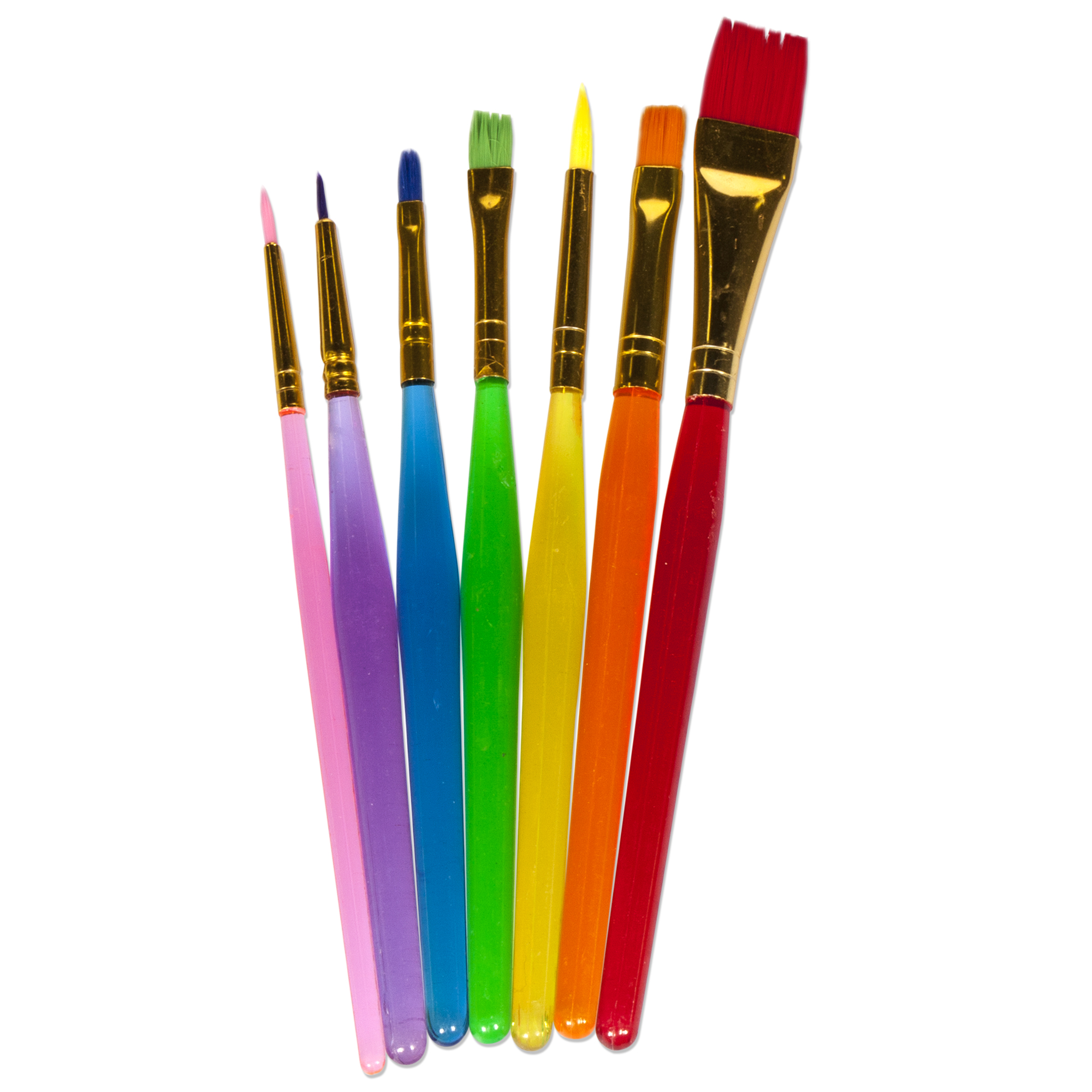 Cra-Z-Art All Purpose Artist Paint Brushes, Multicolor, 7 Count, Child to Adult, Back to School - image 3 of 9