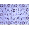 thumbnail image 1 of Ahgly Company Machine Washable Indoor Rectangle Abstract Blue Modern Area Rugs, 4' x 6', 1 of 4