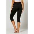 thumbnail image 5 of Conceited Women's Ivy Buttery Soft High Waist Capri Leggings, 5 of 6