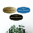thumbnail image 4 of Signs ByLITA Victorian Watch Your Step Wall or Door Sign | Durable Material & Easy Installation | Safety Signage (Blue) - Large 1 Pack, 4 of 4