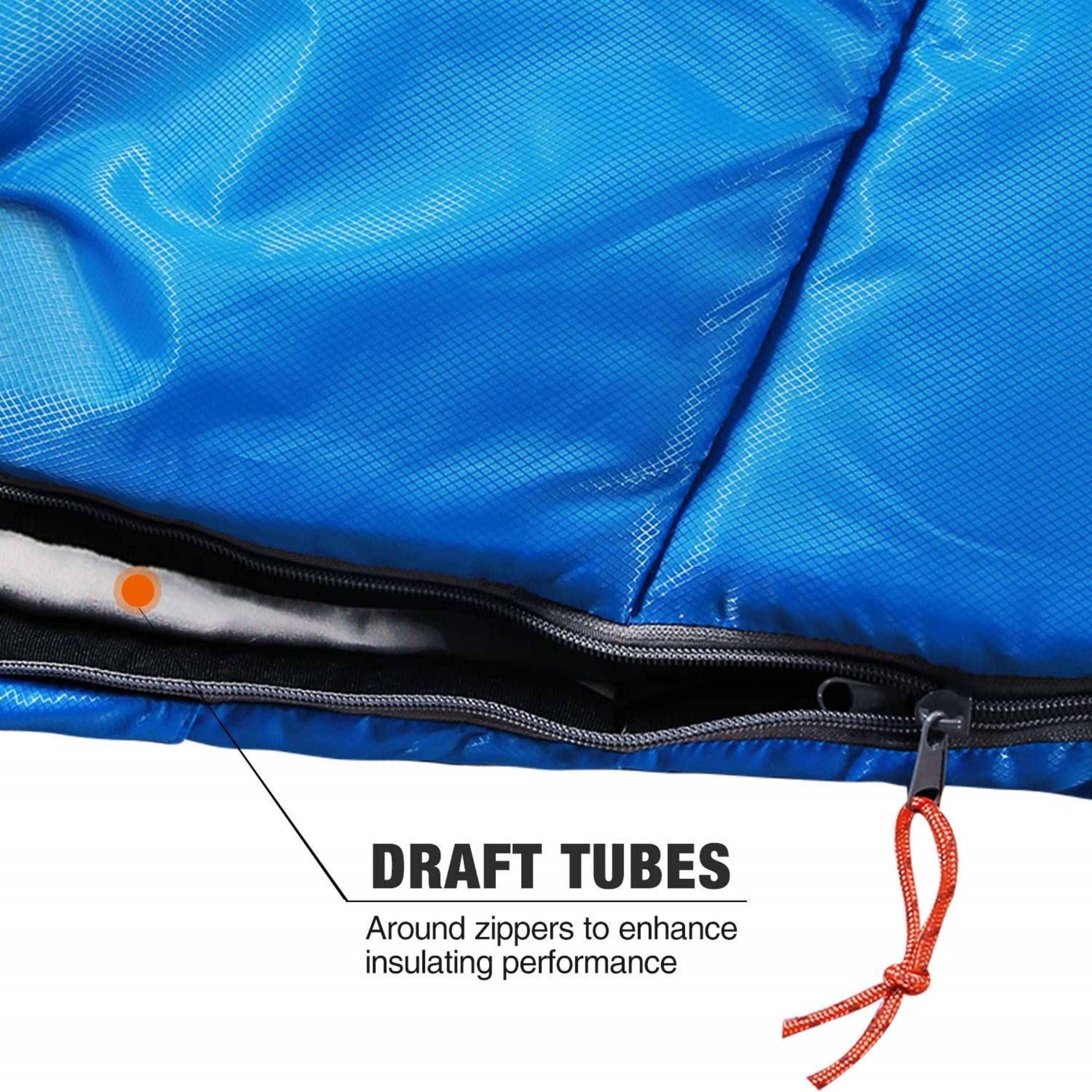 REDCAMP Kids Mummy Sleeping Bag for Camping, 3 Season Cold Weather Sleeping Bag Fit Boys, Girls & Teens, Blue