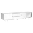 thumbnail image 5 of HomeRoots 370442 Crisp Lacquer Media TV Stand, High Gloss White, 5 of 5