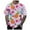 Pink, variant on QYZEU Mens T-Shirt Short Sleeved Round Neck Tropical Style Print T Shirt Loose Casual T Shirts Soft Comfortable Breathable Lightweight Tops Pink M