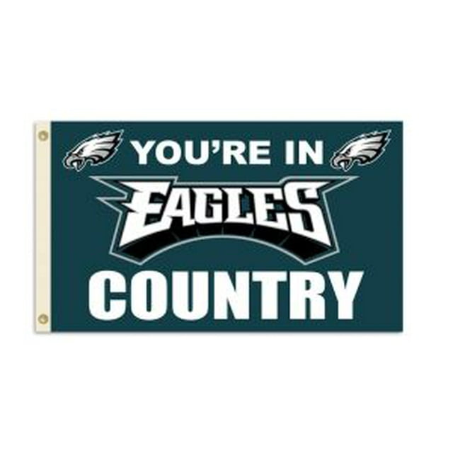 Philadelphia Eagles Drapeau 3 Pi X 5 Pi avec Oeillets 94117B