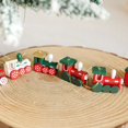 thumbnail image 4 of Colgante de árbol de Navidad de madera, 6 piezas, tren navideño de madera, W, 4 of 5