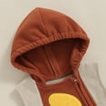 thumbnail image 4 of Baby Toddler Girl Boy Outfits Clothes Hooded Romper Jumpsuit with Long Socks Preemie Outfits Girl 18-24M, 4 of 7