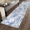 thumbnail image 2 of Capslpad Modern Abstract Runner Rug for Hallway with Rubber Backing 2'x10' Runner Rug Non Slip Washable Kitchen Rug Runner Long Soft Flurry Printed Carpet Floor Runners for Hallway Entryway Kitchen, 2 of 7