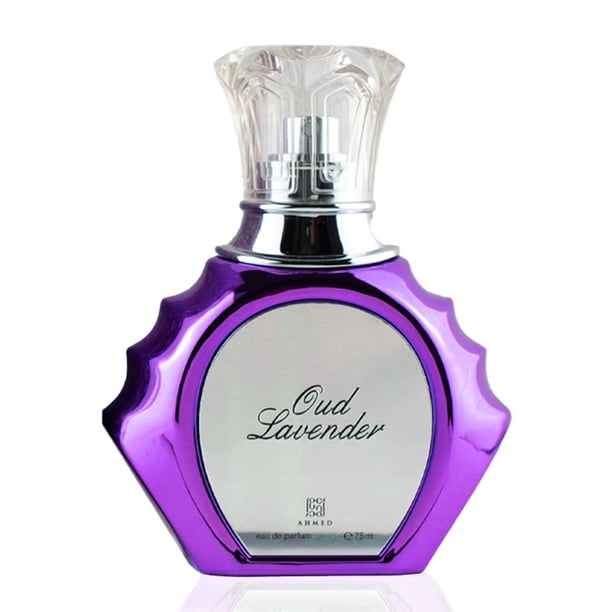 Ahmed Oudh Lavanda 75 ml Fragancia oriental con atrevidos, frescos, lujosos y sensuales, versátiles acuerdos de cuero Oudh de Al Maghribi Arabian Perfumes Dubai