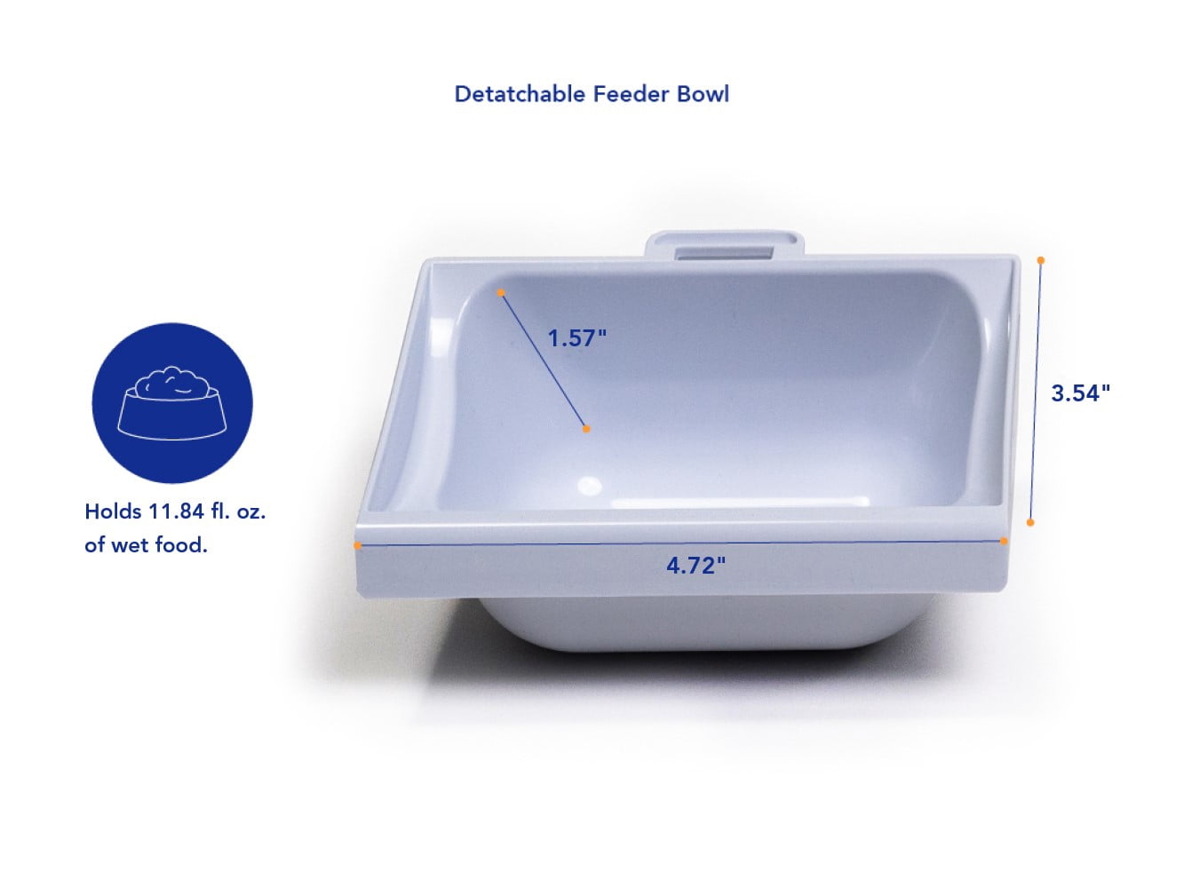 MiBowl Automatic Microchip Cat Feeder with BPA Free Bowl, Enclosed Back, and Collar Worn ID Disc