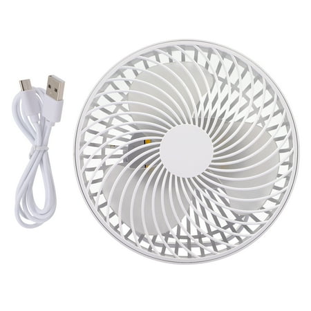 

USB Rechargeable Small Fan Flexible Handheld Fan Desktop Small Fan with Night Light