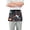 Cartoon Rocket and Planet, variant on Summer Time Pineapple Server Apron with 3 Pockets Waterproof Waitress Waist Short Apron for Man Woman 12 Inches