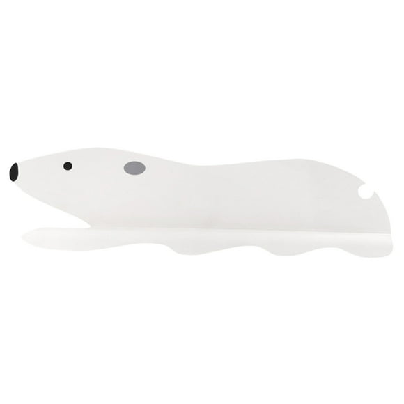 CSChome Sink Splash Guard Bear Shape Sink Splash Guard Non slip Suction Cup Kitchen Water Baffle Board